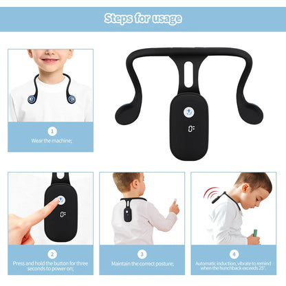 Smart Posture Corrector Device With Vibration Alerts